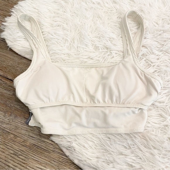 Aerie Scoop Bikini Tankini Swim Ribbed Top XXS - Picture 5 of 9